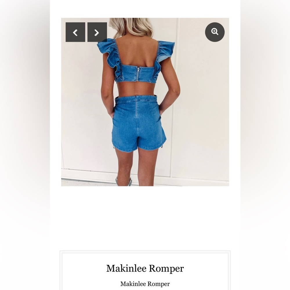 NWOT Makinlee Romper size Large - Picture 3 of 3